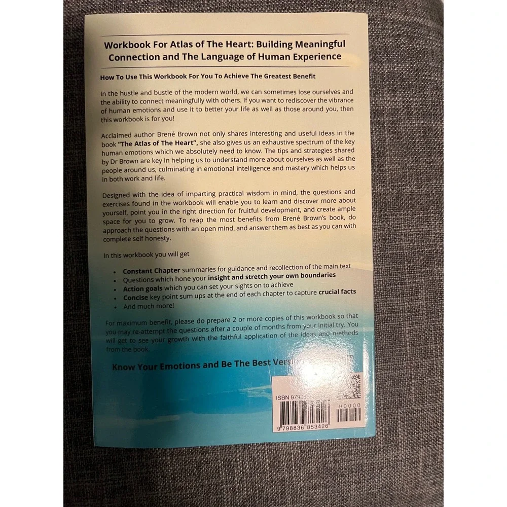 Robin Reads Workbook Atlas of the Heart Brene Brown Companion Paperback